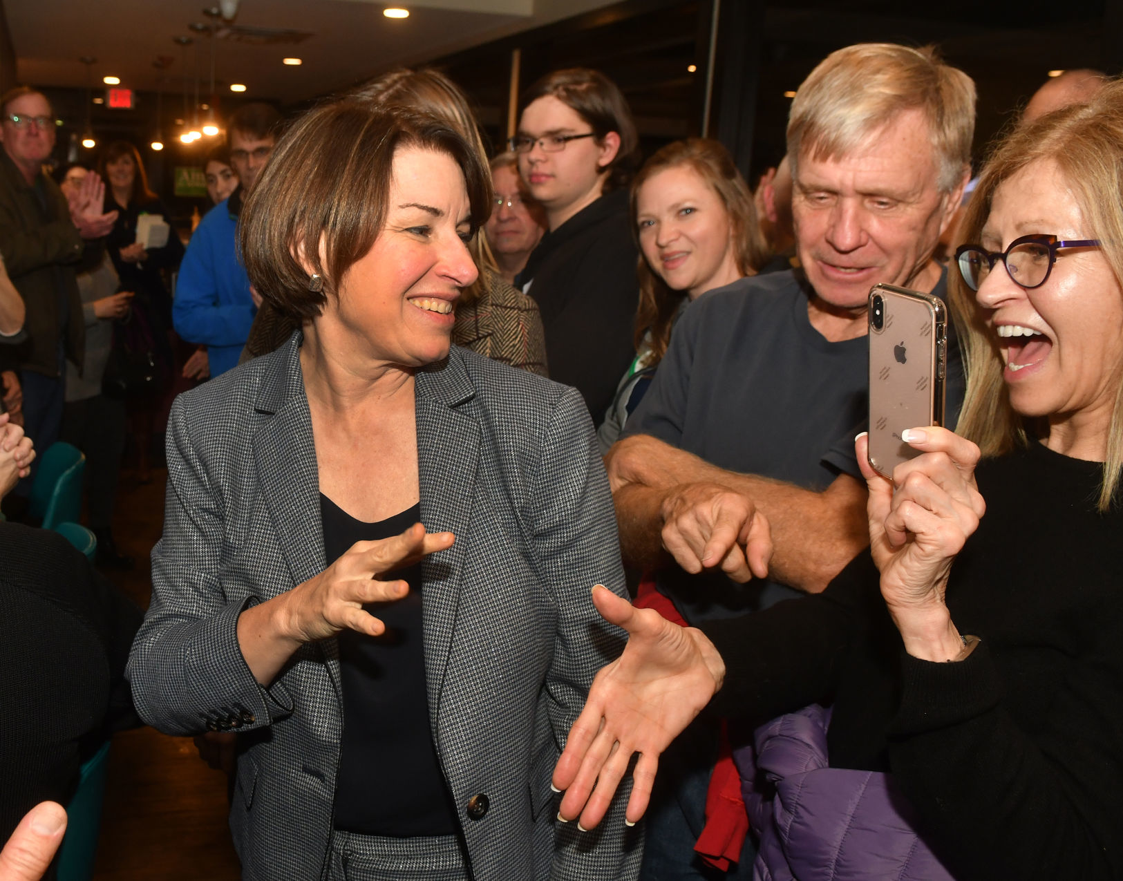 Democratic Presidential candidate Amy Klobuchar